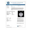 Image 3 : 1.0 Designer CTW Micro Pave VS/SI Diamond Heart Necklace 14K White Gold - REF-87H3A - 20490