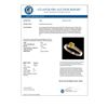 Image 3 : 0.77 CTW Certified Intense Yellow SI Diamond Solitaire Engagement Ring 10K Rose Gold - REF-92W5F - 3