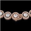 Image 4 : 30.78 CTW Diamond Designer Necklace 18K Rose Gold - REF-4766H9A - 42579