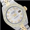 Image 1 : Rolex Ladies Two Tone 14K Gold/SS, Diamond Dial & Diamond Bezel, Sapphire Crystal - REF-434W4H