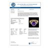 Image 3 : 3 CTW Amethyst & Micro VS/SI Diamond Halo Solitaire Ring 18K Yellow Gold - REF-67W6F - 20928