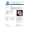 Image 3 : 1.07 CTW Fancy Intense Blue Diamond Solitaire Art Deco Ring 18K Rose Gold - REF-218M2H - 37552