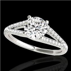 1.75 CTW H-SI/I Certified Diamond Solitaire Ring 10K White Gold - REF-337F5N - 35309