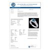 Image 3 : 2.07 CTW Intense Blue Diamond Solitaire Art Deco 3 Stone Ring 18K White Gold - REF-254W5F - 37782