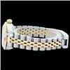 Image 2 : Rolex Ladies Two Tone 14K Gold/ss, Diam Dial & Diam/Ruby Bezel, Sapphire Crystal - REF-434F3M