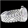 Image 2 : Rolex Men's Stainless Steel, QuickSet, Diam Dial & Diam/Ruby Bezel - REF-521N7A