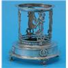 Image 1 : An early 19th century French 950 standard silver table stand, of neo-classical design, with egg a...