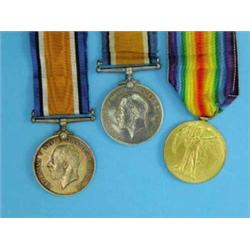 A 1st WW WM and Victory, to 23322 Pte. W. Greig R.S.Fus (EF) and a WM to 57414 Pte. G.R.Hall Live...