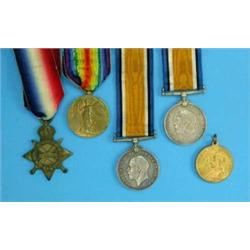 A 1st WW trio, with 1914 - 15 star to 2812 Sjt .Carey R.IR.Regt. (VF), a 1st WW WM to F.13246, A....