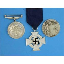 A privately struck silver medallion, to Sgt. S. Kelly for Conspicuous Gallantry in the Battle Bey...