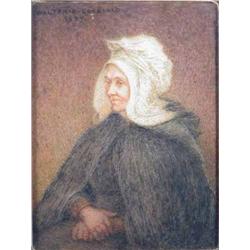 Walter Edward Corbould (Exh.1887-1916) watercolour, 'An Old French Peasant', signed and dated 188...