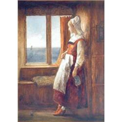 George Hay (1831-1913) oil on millboard, A Maidens Reserve, signed, 14 x 10 ins....