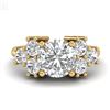Image 2 : 2.1 CTW VS/SI Diamond Solitaire Ring 18K Yellow Gold - REF-563A6X - 36943