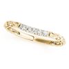 Image 5 : 1.39 CTW Certified VS/SI Diamond 3 Stone 2Pc Wedding Set 14K Yellow Gold - REF-368T2M - 32056