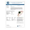 Image 2 : 0.74 CTW Emerald & Diamond Ring 14K Rose Gold - REF-21W3F - 10106