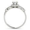 Image 2 : 1.33 CTW Certified VS/SI Diamond Solitaire Ring 18K White Gold - REF-367Y5K - 27963