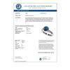Image 3 : 2.04 CTW Certified Intense Blue SI Diamond Solitaire Engagement Ring 10K White Gold - REF-344H5A - 3