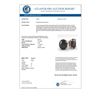 Image 3 : 10 CTW Oval Black Diamond Stud Designer Earrings 18K Rose Gold - REF-234W5F - 32333