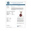 Image 3 : 2 CTW Garnet Designer Inspired Solitaire Necklace 14K Rose Gold - REF-24A9X - 22022