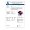 Image 2 : 9.25 CTW Amethyst & Diamond Ring 14K White Gold - REF-57W8F - 11239