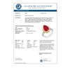 Image 3 : 6.25 CTW Ruby & Diamond Ring 14K 2-Tone Gold - REF-158T2M - 10692