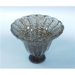 ART DECO - DAUM, NANCY. A heavy acid cut art...