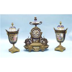 SEVRES, FRANCE - An antique French three piec...