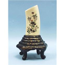 An unusual antique Japanese penholder in the...