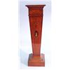 Image 1 : A Victorian satinwood pedestal. The columnar...