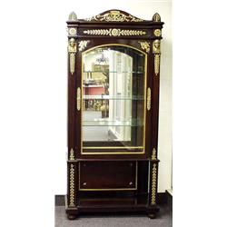 A fine antique French Empire style gilt bronz...