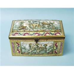 An antique Italian Capo-di-Monte porcelain je...