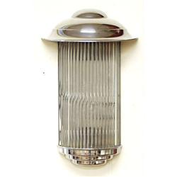 ART DECO - PETITOT. An unusual pair of chrome...