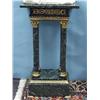 Image 1 : An antique French gilt bronze mounted green m...