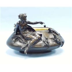 LOUIS-ERNEST BARRIAS (1841-1905) - A bronze f...