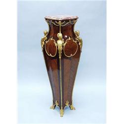 An antique French Louis XV style kingwood and...