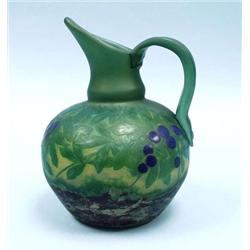 ART NOUVEAU - DAUM, NANCY. "Prunellier". An a...