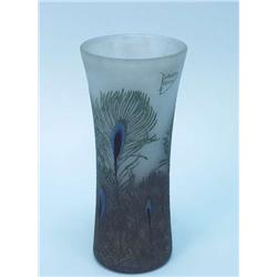 ART NOUVEAU - DAUM, NANCY. A French cameo gla...