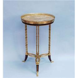 A pair of fine French Empire style gilt bronz...