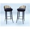 Image 1 : A pair of contemporary Italian bar stools.  4...
