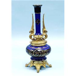 An antique French Empire style gilt bronze mo...