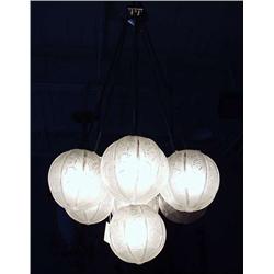 ART DECO - A French chromed metal and frosted...