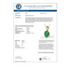 Image 3 : 3.50 CTW Emerald Designer Inspired Solitaire Necklace 18K Yellow Gold - REF-33Y3K - 21861