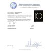 Image 3 : 1.38 ctw Diamond Hoop Earrings - 14KT White Gold