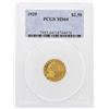 Image 1 : 1929 $2 1/2 Indian Head Quarter Eagle Gold Coin PCGS MS64
