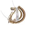 Image 3 : Hermes Gold Plated Enamel Clip On Earrings