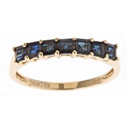 1.33 ctw Sapphire Ring - 14KT Yellow Gold