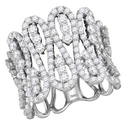 2.5 CTW Diamond Fashion Cocktail Ring 10KT White Gold - REF-179W9K