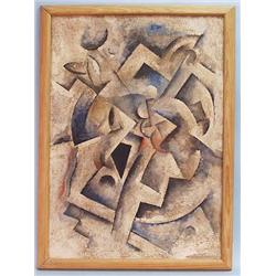 ROBERT MARC (1943-1993) French school. "Cubis...