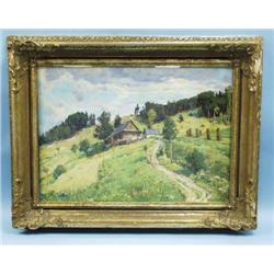 AUG. MERVART (1889-1968) Czech school "Landsc...