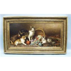 JULES LEROY - 19th century French school. "Ca...